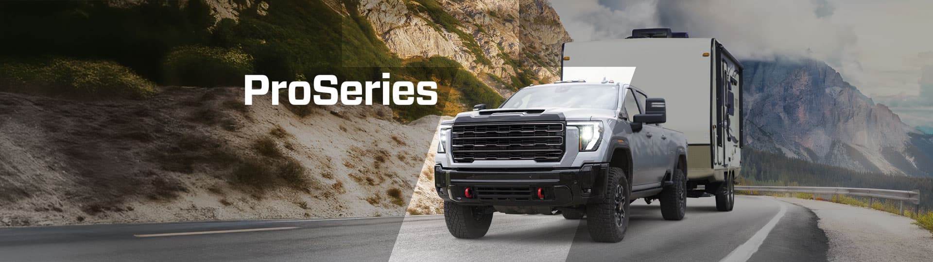 Truck with proseries air springs towing